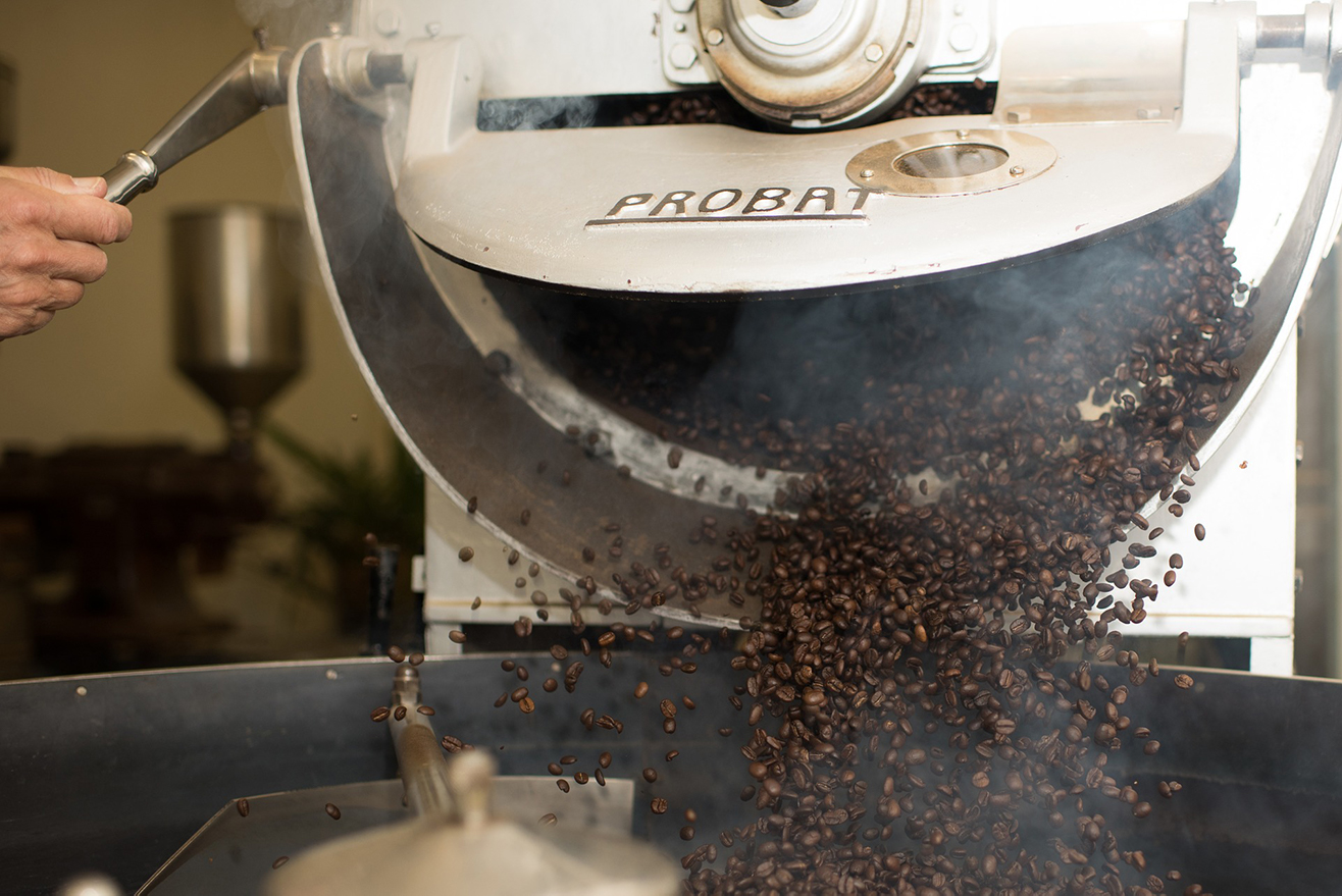 コーヒー豆の焙煎